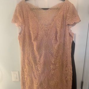 Tadashi Shoji Metallic Pemba Dress - Plus Size